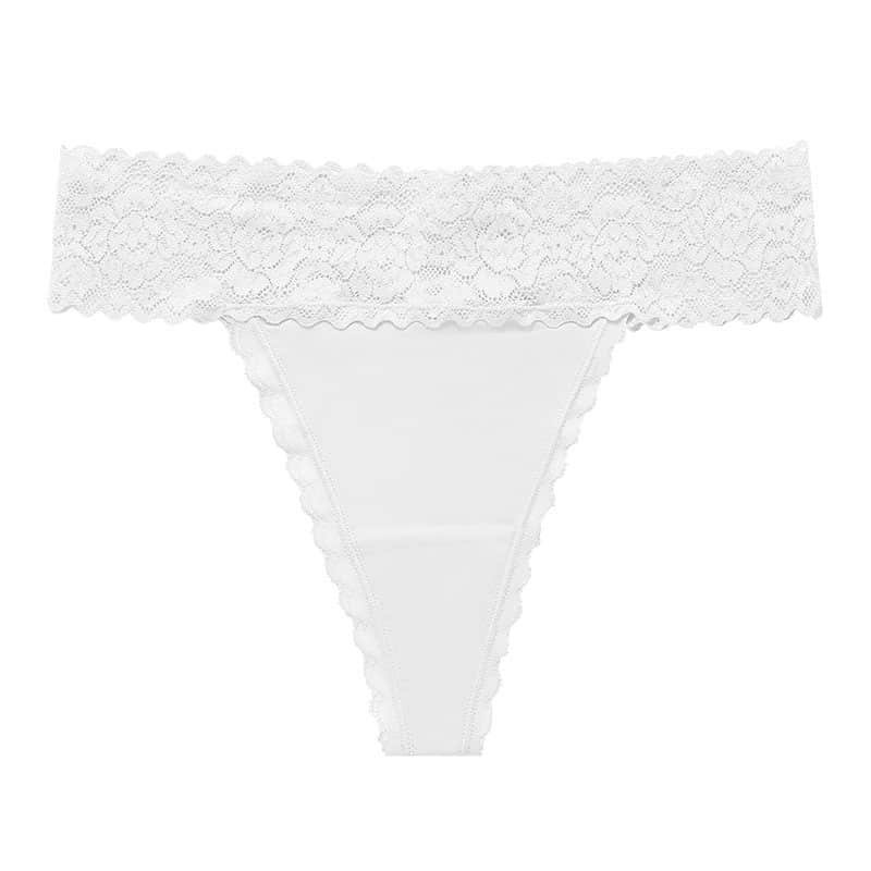 Low-Rise Seamless Thong Underwear For Women - inestory